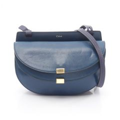 クロエ(Chloe) ショルダーバッグ ミニダリア ブルー レディース レザー 