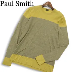 PS Paul Smith ポールスミス  通年★ ボーダー クルーネック ニット セーター  Sz.S位 メンズ