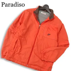 Paradiso パラディーゾ ゴルフ 通年 袖着脱可★ ロゴ刺繍 ウィンド ブレーカー ブルゾン ジャケット Sz.L メンズ