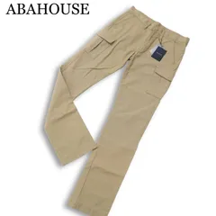 【未使用】ABAHOUSE アバハウス 通年 ストレッチ★ カーゴ ワーク パンツ Sz.2 メンズのサムネイル