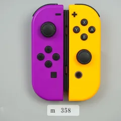 【ｍ358r】Nintendo Switch ジョイコン 左右 ネオン パープル ネオン オレンジ
