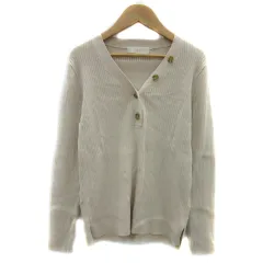 ビーミングバイビームス B:MING LIFE STORE by BEAMS リブニット カットソー 長袖 Vネック 無地 ライトベージュ /YS30