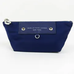 マークバイマークジェイコブス ポーチ 小物入れ ブランド レディース ネイビー MARC BY MARC JACOBS 【中古】