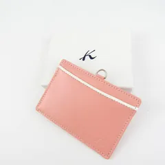 キタムラ パスケース レザー カードケース ブランド 小物 レディース サーモンピンク Kitamura 【中古】のサムネイル