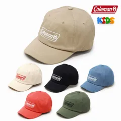 Coleman (コールマン) キャップ 子ども用 春夏 キッズ カラフル コットンキャップ 男の子 アウトドア 女の子 帽子 熱中症対策 涼しい 【MB】