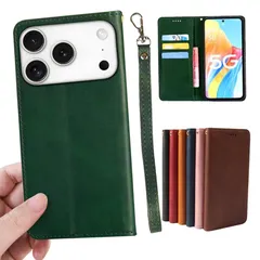 【新品】 GOKIGIOD 適用 iPhone 17 pro max ケース 手帳型 PUレザー ストラップ 同梱 カード収納 スタンド機能 耐衝撃 アイフォン17プロマックス スマホケース 手帳 いphone17promax case カバー 財布型 内 1