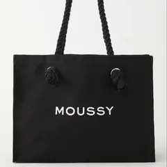 MOUSSYキャンバストートバッグ☆ショッパー型トートバック