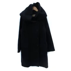 フレームワーク Framework コート ロング丈 フード付き 38 M 紺 ネイビー /SM33