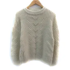 アー・ヴェ･ヴェ ミッシェルクラン a.v.v ニット セーター 長袖 L アイボリー /SM18