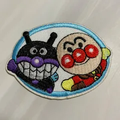 アンパンマン　バイキンマン　ワッペン　アップリケ