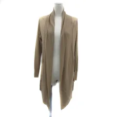 23区 オンワード樫山 ニットカーディガン ロング丈 ショールカラー 38 M ベージュ /YS2