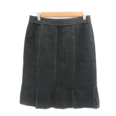 23区 オンワード樫山 タイトスカート ミモレ丈 40 L ダークグレー /YK5