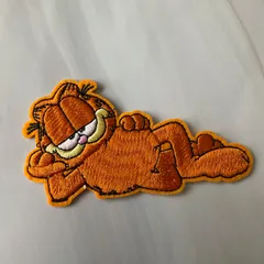 ガーフィールド　ワッペン　アップリケ　アメキャラ　猫