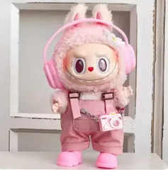 ラブブ服　LABUBU ぬいぐるみ着　ぬい服　ラブブ　着せ替え服4点セットピンク