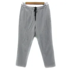 ブージュルード Bou Jeloud テーパードパンツ ロング丈 無地 イージー 38 M ライトグレー /YS2