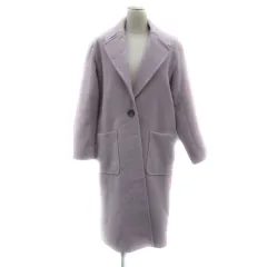 マジェスティックレゴン MAJESTIC LEGON チェスターコート ロング丈 無地 F 薄ピンク /YS1