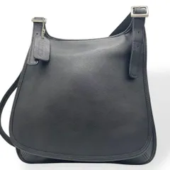 極美品 COACH オールドコーチ グラブタンレザー ショルダーバッグ ブラック