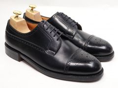 842 / 1227 美品 チャーチ シャノン ブラック ポリッシュドバインダー