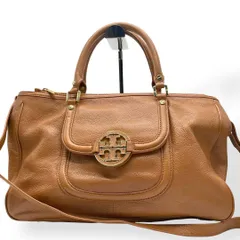 良品　Tory Burch 2way ショルダーバッグ　ハンドバッグ　キャメル