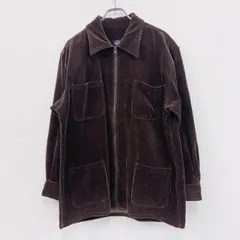 古着 used　90s～　DOKERS　ドッカーズ　フルジップコーデュロイジャケット　4つポケット　茶色　ブラウン　Lサイズ【値引き交渉OK！】