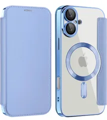 ★iPhone16Plus用のケース MagSafe対応 レンズ保護 ケース 手帳型 用 カバー 高級8P PUレザー ス マホケース スタンド機能 優しくて快適 カード収納付き 耐衝撃 ワイヤレス充電対応 薄型 スマホケース (JDPT-16p-lan)