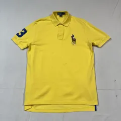 M) ポロ ラルフローレン ビックポニー 半袖 カラーTシャツ PK