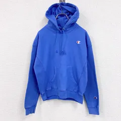 古着 used　Champion　チャンピオン　リバースウィーブ　スウェットパーカー/フーディー　青　ブルー　Sサイズ【値引き交渉OK！】