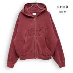 M2637/ Bless U pigment zip hoodie ブレスユー ピグメント ジップ フーディー パーカー M