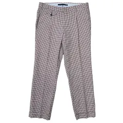 INCOTEX インコテックス チェック ウール スラックス