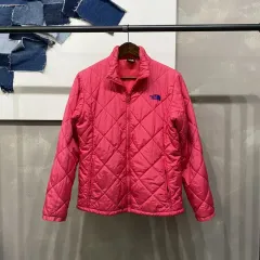(100) ザノースフェイス レディース アウトドア オーバーサイズ ピンク 軽量ダウン