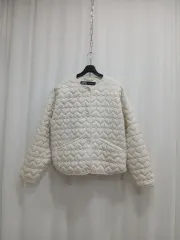 ザラ ハート キルティング ダウン アイボリー XS (55-66)