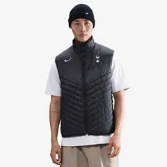【送料無料・匿名配送】Nike ナイキ トッテナム 25/26 中綿 ベスト ジレ 防寒 ウィンドランナー 黒（ブラック） 新品 正規品 並行輸入 日本未発売
