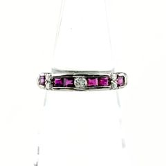 プラチナpt850リング ルビー ダイヤ0.09ct 12.5号 6.47 g - メルカリ