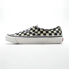 VANS 廃版 アナハイムコレクション オーセンティック ANAHEIM FACTORY AUTHENTIC 44DX ローカットスニーカー 27cm キャンバス フラッグチェック