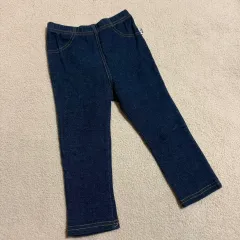 ベビー服 女の子服 男の子服 幼児服 キッズ服 デニムレギンス 90サイズ