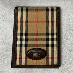 BURBERRY バーバリー ノバチェック パスケース カードケース 定期入れ ベージュ チェック PVC レザー メンズ レディース ユニセックス IDケース カードホルダー コンパクトウォレット ブランド小物 クラシック 人気モデル