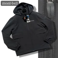 新品正規 mont-bell モンベル 撥水・UVカット WARM ACTION ソフトシェルジャケット メンズ105(XL) グレー(GREY) AMJW204のサムネイル