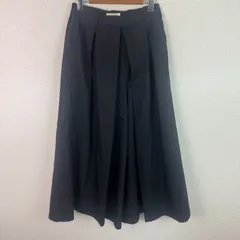 zucca ズッカ ワイドパンツ 無地 ブラック レディース 古着 モード シンプル