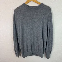 BEAUTY&YOUTH UNITED ARROWS ビューティーアンドユース カシミヤ ニット グレー Mサイズ レディース 古着 シンプル シティーボーイ