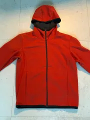 UNIQLO Japan フードジップアップ レッド m