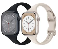 【人気商品】コンパチブル Apple Watch バンド レディース スリム シリコン スポーツバンド46mm 45mm 44mm 42mm 41mm 40mm 38mm アップルウォッチ バンド Series 11/10/9/8/7/SE/6/5/4/3/2