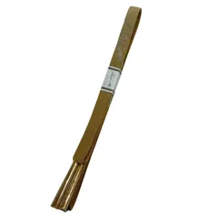 【美品】 帯締め 優品 フォーマル 金銀糸 山吹茶色 正絹 和装小物  【中古】