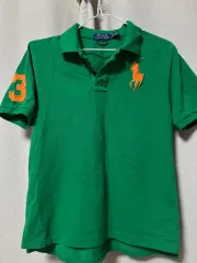 ポロ ラルフローレン ビックポニー グリーン 半袖 ポロ カラーTシャツ