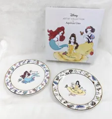 ディズニーストア プレートセット アリエル&ベル/Disney ARTIST COLLECTION by AQUIRX UNO AR