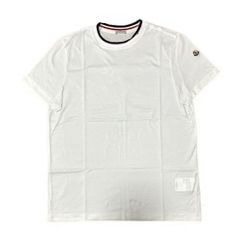 モンクレール 首刺繍 ワッペン ホワイト S 白 Tシャツ 5S73 - メルカリ