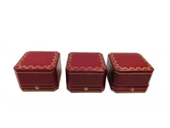 カルティエ リングケース 指輪ケース 指輪用ケース Cartier 箱 リング用 ジュエリーケース  ボックス　BOX　空箱 3個セット　