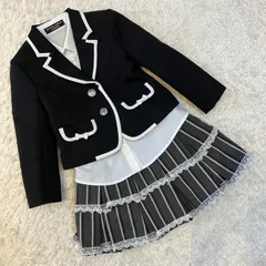 ミチコロンドン　女の子　入学式　卒園式にも　ブレザー　スカート　ブラウスセット