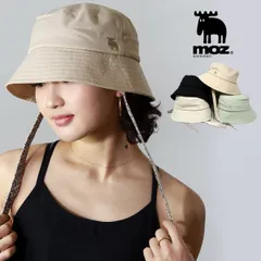 moz (モズ) バケットハット バケハ レディース ハット 小花柄 リボン サハリ 麻混素材 春夏 北欧 フェス 帽子 紐付き リボンバケット かわいい 【MB】
