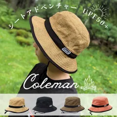 Coleman (コールマン) キャンプ UPF50+ 吸水速乾 アドベンチャーハット メンズ シートアドベンチャー あご紐 ハット レディース キャンプハット 【MB】のサムネイル