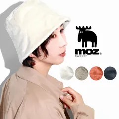 moz (モズ) バケットハット レディース ボア 秋冬 もこもこ チューリップハット 光沢 ボアハット かわいい ふんわり 日よけ バケハ 帽子 【MB】